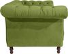 Ivette Sofa 2-Sitzer Samtvelours Olive Buche Nussbaumfarben Bild 5