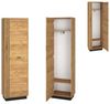 Lomadox Garderoben-Set VINICA-131, (Spar-Set, 3-St), Flurmöbel, Cold Craft Eiche Nb, 3-teilig Bild 3