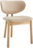 Vente-unique - FALDRA Stuhl Stoff BeigeBeige - B 61,5 cm x H 76 cm x L 50 cm Bild 4