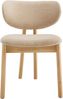 Vente-unique - FALDRA Stuhl Stoff BeigeBeige - B 61,5 cm x H 76 cm x L 50 cm Bild 3