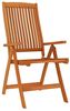 vidaXL Klappbare Gartenstühle 4 Stk. Massivholz Eukalyptus 3087344 Bild 4