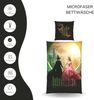 MTOnlinehandel Bettwäsche 135x200 Wicked, Mikrofaser, 2 teilig, zauberhafte Wendebettwäsche mit Glinda und Elphaba Bild 3