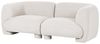 Modulsofa 2-Sitzer MJALBI Cremeweiß Bouclé Bild 5