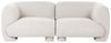 Modulsofa 2-Sitzer MJALBI Cremeweiß Bouclé Bild 4