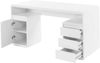 Vente-unique - Schreibtisch mit Stauraum - MDF - Weiß lackiert - SERGUEI Bild 5