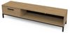 Calicosy TV-Möbel 1 Schublade und 1 offenes Fach Dekor Eiche und Schwarz matt B183 cm - CRAFT - Helles Holz Bild 5