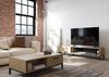Calicosy TV-Möbel 1 Schublade und 1 offenes Fach Dekor Eiche und Schwarz matt B183 cm - CRAFT - Helles Holz Bild 2