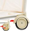 tectake Kinder Reisebett höhenverstellbar mit Wickelauflage - diverse Farben - (Beige | Nr. 400467) Bild 5