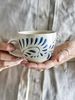 Bloomingville Tasse Heikki, Steingut, in Beige/Blau, 240ml Bild 3