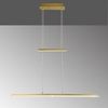 Fischer & Honsel 60562 LED Pendelleuchte Tenso TW 100cm messing tunable white Bild 5