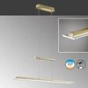 Fischer & Honsel 60562 LED Pendelleuchte Tenso TW 100cm messing tunable white Bild 3