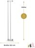 Geuther Verlängerung für Türschutzgitter 4712, 8, 5 cm, 0011VS WE, weiß, 700 g Bild 3