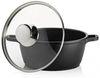 Fleischtopf Kerros 24 cm, Aluminium, Schwarz Bild 2