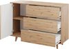 Mirjan24 'Ferido' Sideboard, Laminatplatte Artisan Eiche, 84 x 40 x 120 cm Bild 5