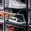 Creliv Schuhbox mit Magnettür – Stapelbare Sneaker Aufbewahrung bis Gr. 48 (2 St) Bild 4