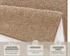 Kurzflor Teppich Pure Uni Braun - 80x200x1,3cm Bild 4