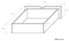 Kinderbett/JugendbettEasy Premium Line K1/n/s inkl 2 Schubladen und 2 Abdeckblenden, 90x200 cm Buche Vollholz massiv Natur Bild 2