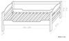 Kinderbett/JugendbettEasy Premium Line K1/n/s inkl 2 Schubladen und 2 Abdeckblenden, 90x200 cm Buche Vollholz massiv Natur Bild 5