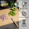Moritz & Moritz Schneidebrett Schneidebrett Groß, Bambus, (45x34 cm, 1-St), mit Saftrille Bild 4