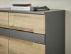 moebel-dich-auf Garderoben-Set TARENT, (Komplett-Set, Garderobenschrank + Paneel + Bank + Spiegel + Schuhkommode), in Anthrazit MDF / Evoke Oak MDF Bild 5