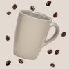 matches21 HOME & HOBBY Tasse Kaffeetassen 4er Set Steingut einfarbig matt metallic Unifarben, 4-tlg, Keramik, Tee Kaffee-Becher, modern, weiss beige grau schwarz, 300 ml Bild 3