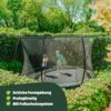 EXIT Trampolin Silhouette Ground Ø 305 cm pink + Netz Bild 2