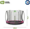 EXIT Trampolin Silhouette Ground Ø 305 cm pink + Netz Bild 3
