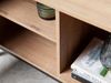 Muebles Pitarch | TV-Schrank mit Beinen, 2 Türen, Regal, 2 Schubladen, industrieller Fernsehschrank, Schwarz und Eiche Gold, 55 x 180 x 40 cm, Wohnzimmermodul, Modern, Modell Paris Bild 5