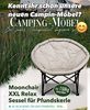 anndora Campingstuhl XXL Camping Relax Sessel Moonchair faltbar, wasserabweisende gepolsterte Sizfläche - leicht entfaltbar Bild 4
