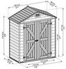 Palram - Canopia Kunststoff Gerätehaus Skylight 63 Bild 3