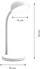 UNILUX LED-Tischleuchte TAMY, weiß Bild 2