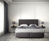 Boxspringbett Dream-Great Mikrofaser Schwarz 160x200 cm mit Matratze und Topper Bild 4