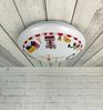 Coole Deckenlampe mit Baustellen Motiv fürs Kinderzimmer, bunt Ø 35cm Bild 2