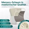 Medical Nights® Kniekissen für Seitenschläfer – Orthopädisches Beinkissen medizinisch inspiriert, zur Entlastung von Hüfte, Rücken & Knie | Ergonomisches Memory Foam Kissen mit Anti-Rutsch-Design. Bild 5