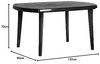 Gartentisch >Elise< in graphit, Kunststoff - 137 x 73 x 90 cm (BxHxT) Bild 3