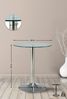 CLP Glastisch 70 cm,klarglas Bild 3