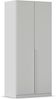 Rauch Möbel Alabama Drehtürenschrank Schrank Kleiderschrank Grau, 2-türig, Inklusive Zubehörpaket Basic, 1 Kleiderstange, 1 Einlegeboden, BxHxT 91 x 210 x 54 cm Bild 1
