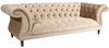 Ivette Sofa 3-Sitzer Samtvelours Sand Buche Nussbaumfarben Bild 4