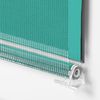 Doppelrollo Klemmfix ohne Bohren 55x130 cm Türkis Duo Rollo Klemmrollo Sonnenschutzrollo Fensterrollo für Fenster & Türen Zebrarollo Seitenzugrollo Bild 5