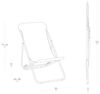 Lafuma Liegestuhl MAXI TRANSAT Gartenliege Sonnenliege Relaxliege hellblau Bild 5