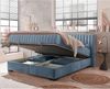 Stella Trading NAGOL C Boxbett 180x200, Denim - Bequemes Doppelbett mit Bettkasten und Premium 9-Zonen-Federkern Wendematratze - 205 x 114 x 214 cm (B/H/T) Bild 4