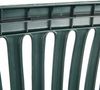 Dmora - Außenbank Eboli, Monoblock-Gartenbank, Außenbank, 100 % Made in Italy, 114 x 55 x 82 cm, Grün Bild 4