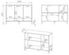 Kommode ""Nevio"" Sideboard 120cm Artisan Eiche 3-türig Bild 3