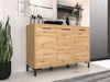Kommode ""Nevio"" Sideboard 120cm Artisan Eiche 3-türig Bild 4