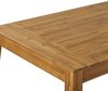 Beliani 'LIVORNO' Gartentisch, Akazienholz Holz Heller Holzfarbton, 90 cm Bild 5