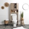 HOME DECO FACTORY, HD0223 WC-Möbel, Modell Klaus, Kollektion Natural Crush, Möbel, Möbel, Badezimmermöbel, Waschtisch, 60 x 166 x 20 cm, Braun Bild 2