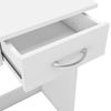 Dmora - Schreibtisch Oise, Mehrzweckschreibtisch, Bürotisch für PC, Eckschreibtisch, 101x49 h76 cm, Mattweiß Bild 5