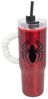 Spider Man Doppelwandiger Trinkbecher 770 ml mit Griff und Strohhalm Bild 3