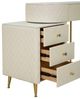 Dmora Schminktisch Taquari 120 x 40 x 75h cm Weiß, Kosmetiktisch Bild 5