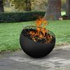 Esschert Design Feuerstelle Kugel Streifen Schwarz 442355 Bild 2